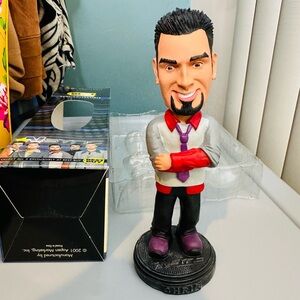 2001 Vintage Best Buy exclusive Chris Kirkpatrick \*NSYNC bobblehead figure.